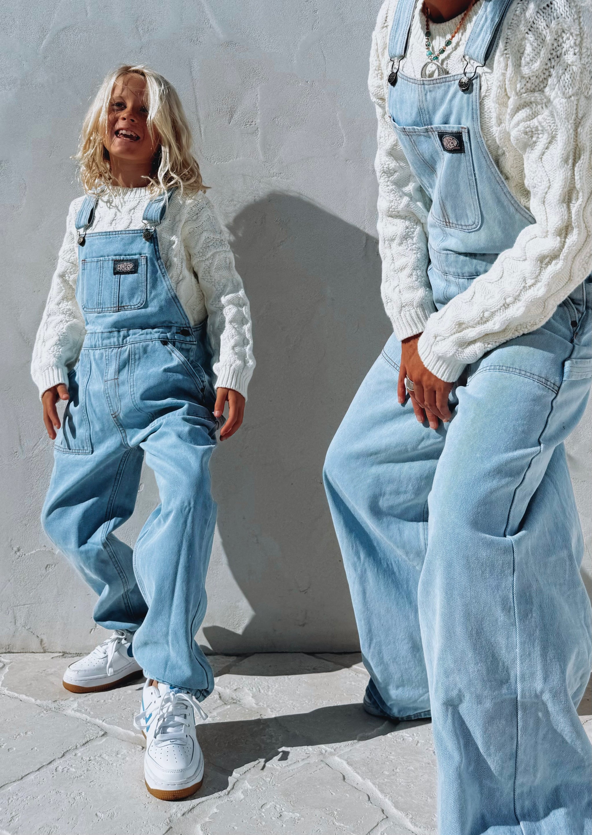SS skate crew vintage baggy denim dungaree - Ladies – Salty Shreds