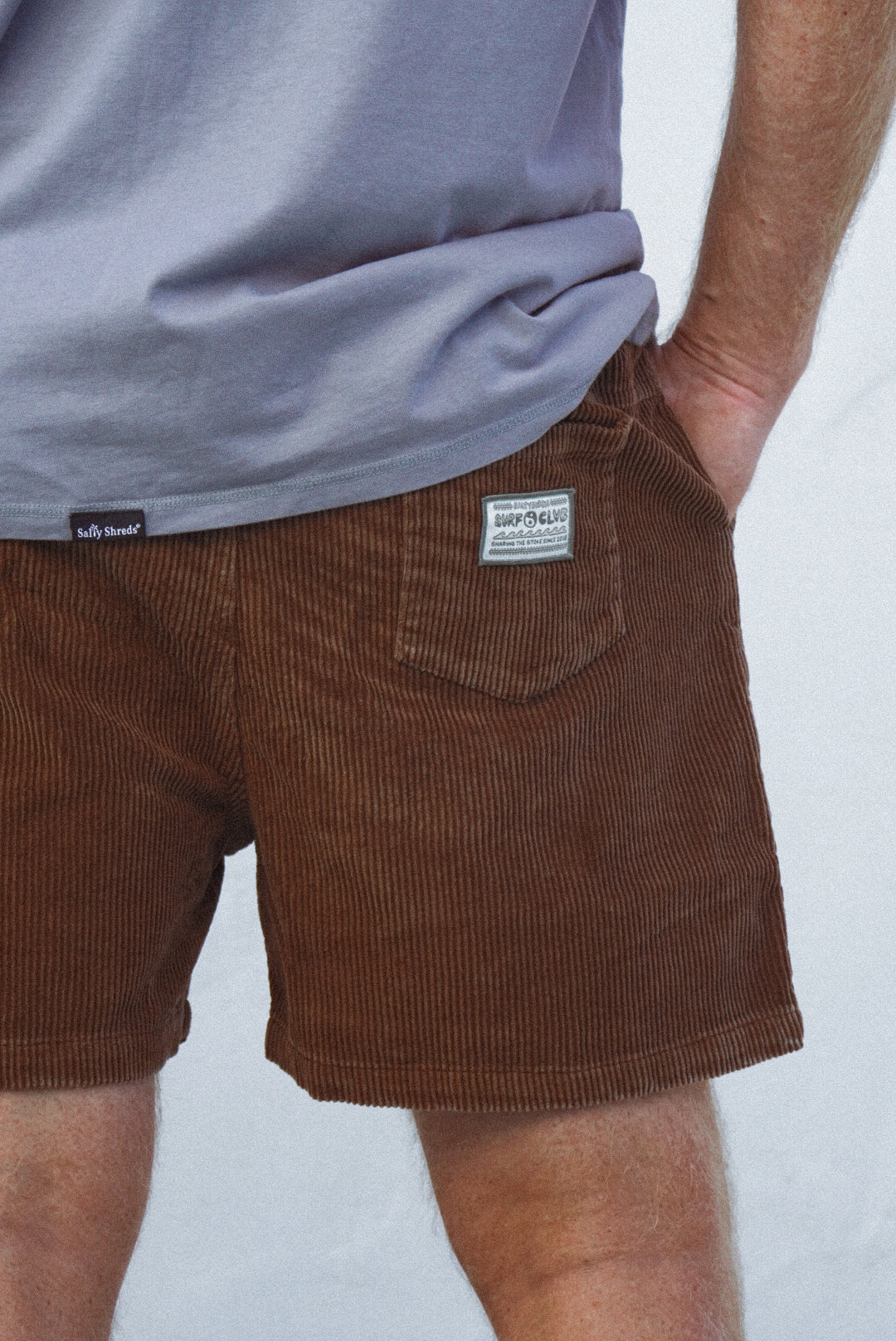 Vintage cord skate short - Brown - Mens – Salty Shreds