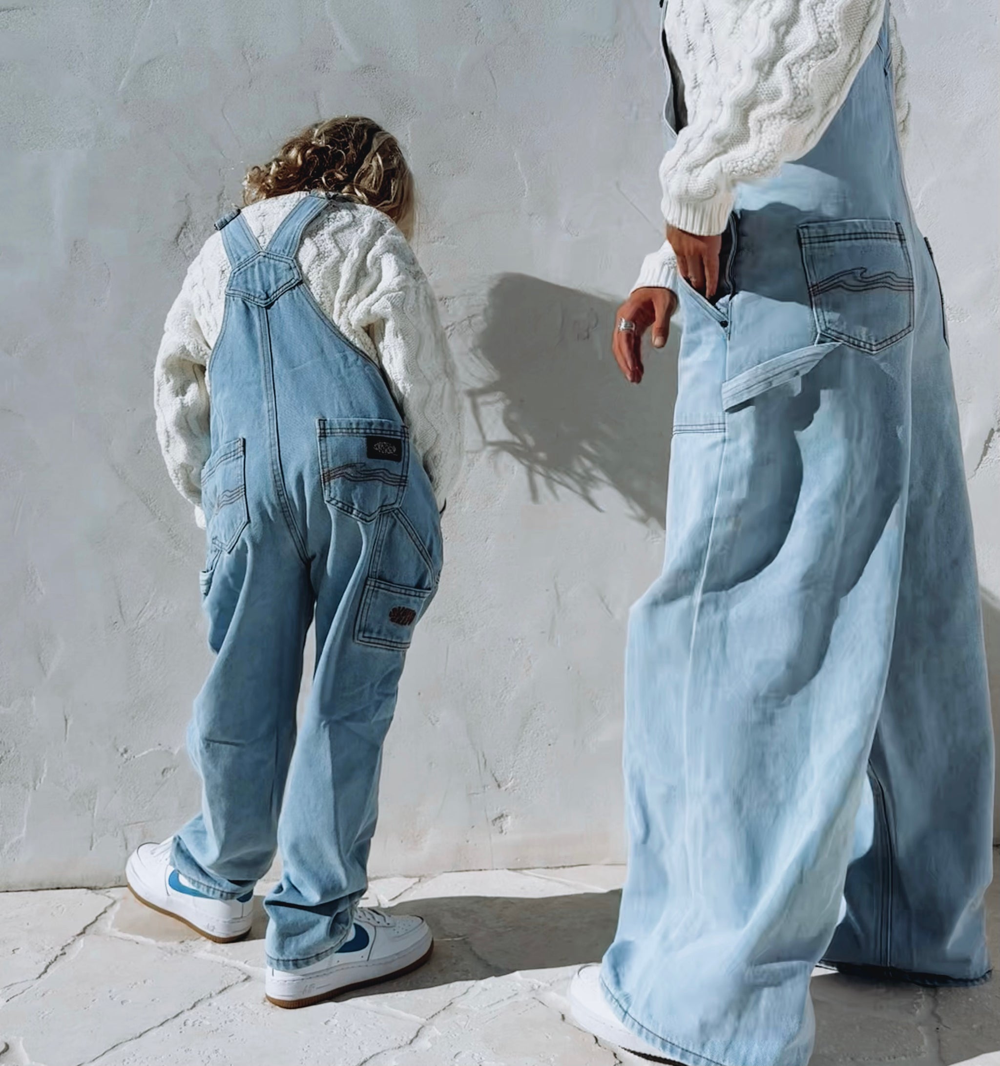 SS Skate Crew vintage denim baggy dungaree - Groms – Salty Shreds